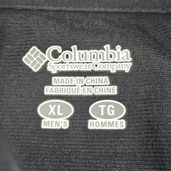 Columbia Vest Mens Extra Large Blue Omni Shade Highroad Cycling Sports Full Zip - Picture 5 of 11